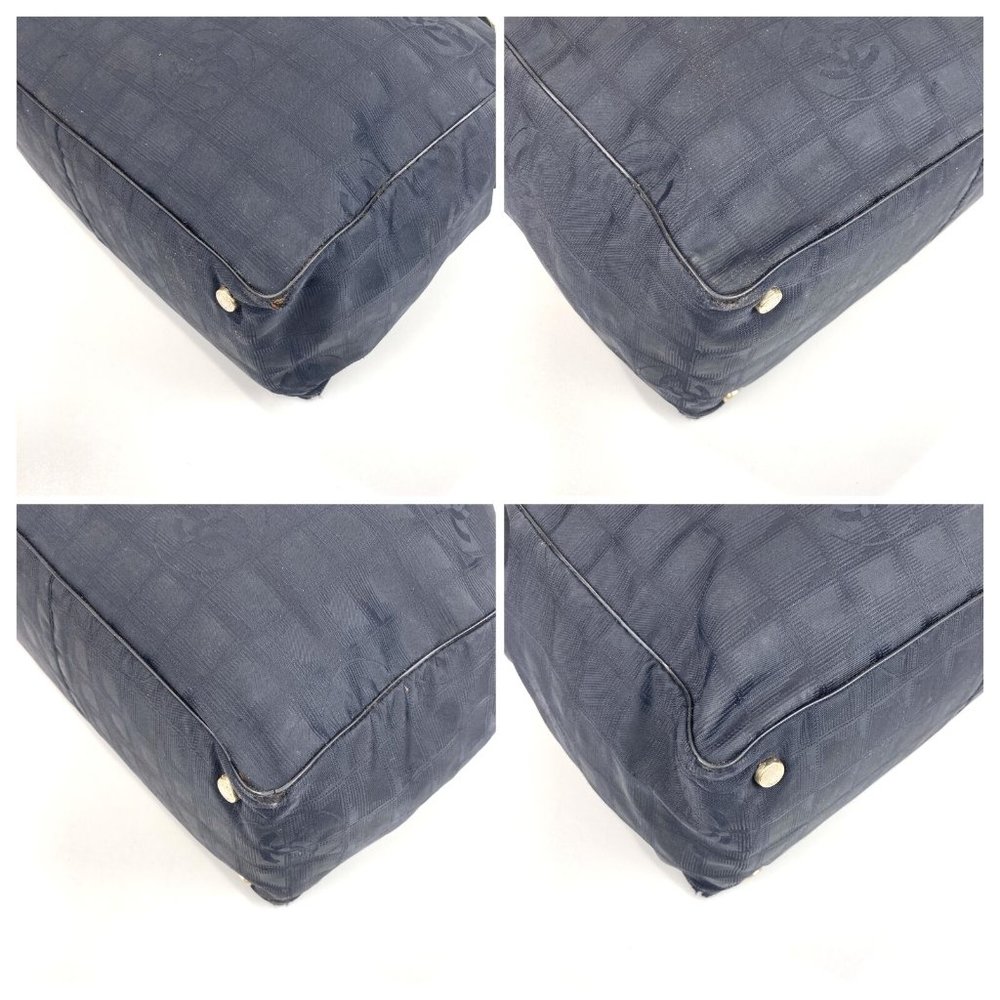 CHANEL BAG Travel LINE Black Nylon - Picture 7 of 11